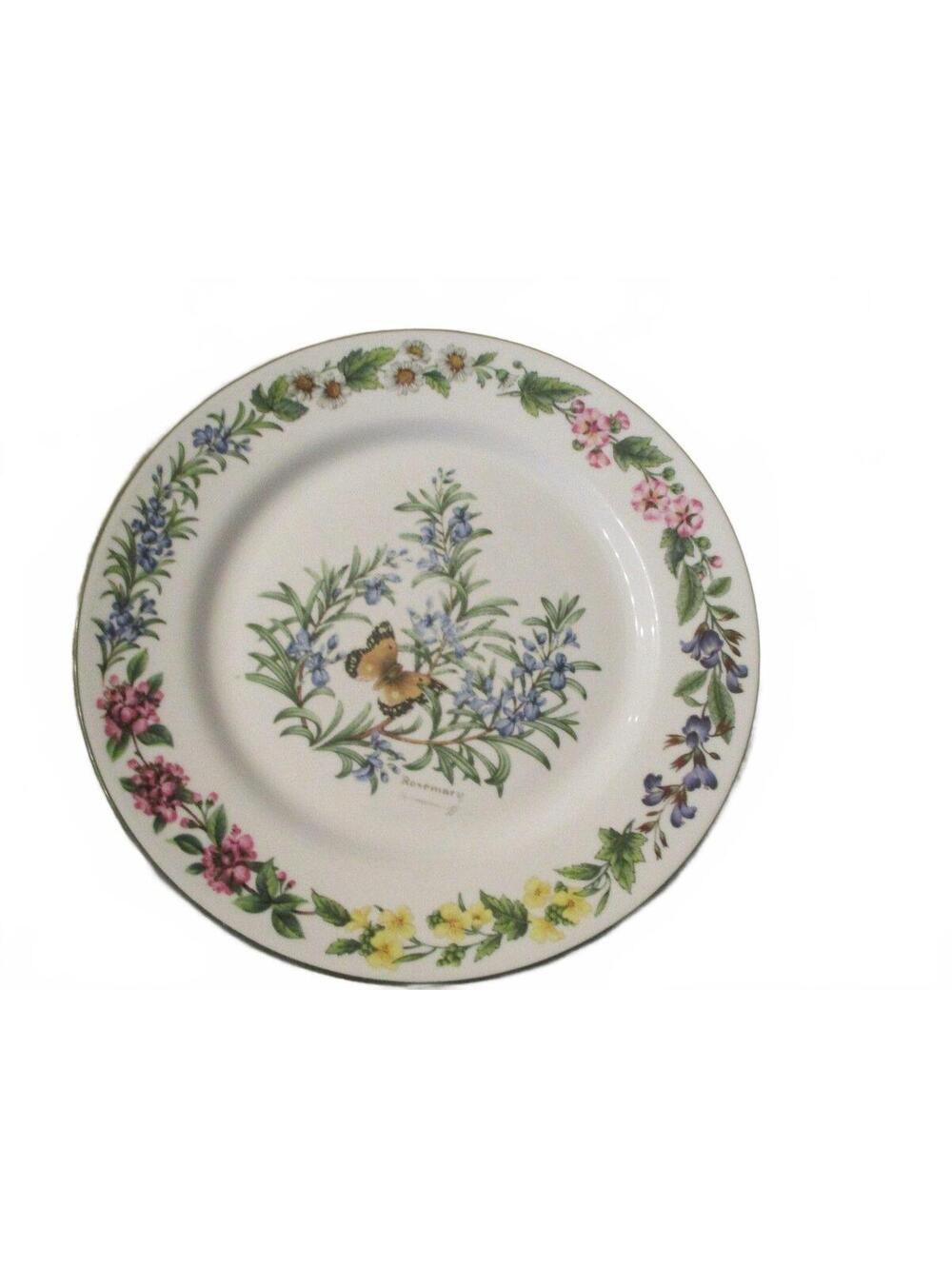 Royal Worcester Herbs 10.25" Dinner Plates (Set of 4) - Rosemary Vintage